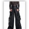 Heavy Black PU Leather Pants Men's Spring - Image 3
