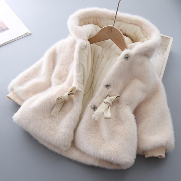 Baby Winter Clothes Kids Plus Velvet Padded Wool Sweater - Image 5