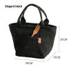 Thick Aluminum Foil Canvas Student Office Worker Lunch Bag - Image 3