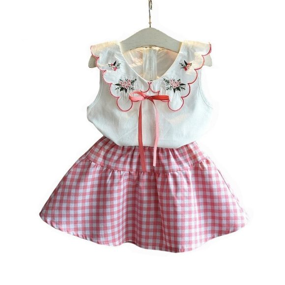 Kids Baby Girls Clothing Sets Summer TShirtsskirt Clothes - Image 8