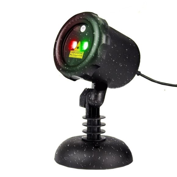 Christmas Laser Projector 8 Patterns LED Lights With Remote - Image 4