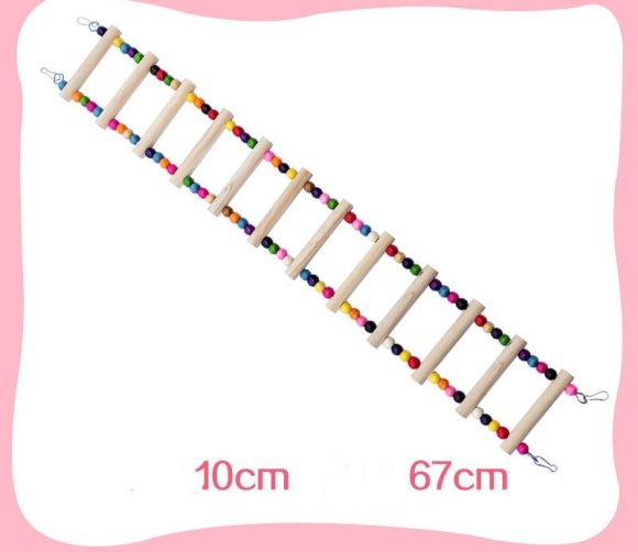 Parrot Bird With Toy Supplies Swing Ring Aerial Ladder Climbing Ladder - Image 4