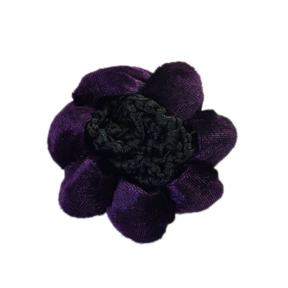 Solid Color Performance Dance Velvet Headband With Hair Mesh Bag - Image 7