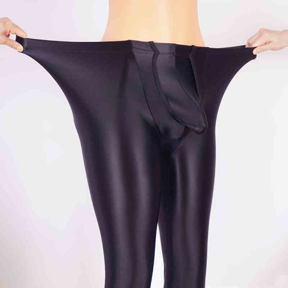 Shiny Sexy Men's Leggings Slim Fit Free Plus Size - Image 5