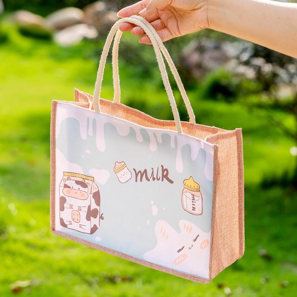 Casual Tote Bag For Students To Organize Small Book Bag Lunch - Image 10