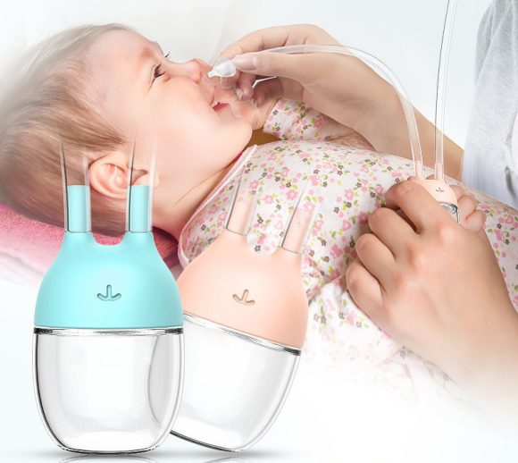Convenient Baby Safe Nose Cleaner Vacuum Suction Nasal Mucus Runny Aspirator Inhale Baby Kids Healthy Care Stuff - Image 3