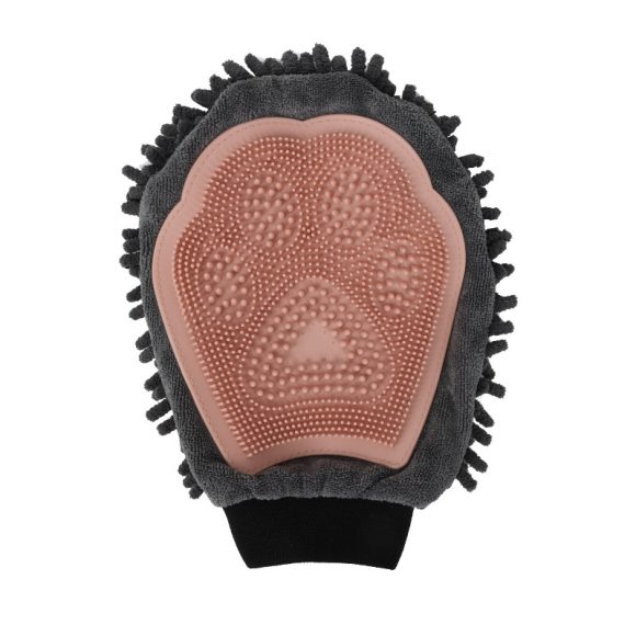 Pet Bathing Brush 2-in-1 Grooming Glove Elegant Dog Grooming Tool For Brushing, Massaging, And Drying Pet Grooming Kit For Dog Cat 2-Sided Bathing Brush Cleaning Massage Glove - Image 2