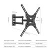 Universal Multi-functional 32-55-inch Wall Mount Brackets Display - Image 4