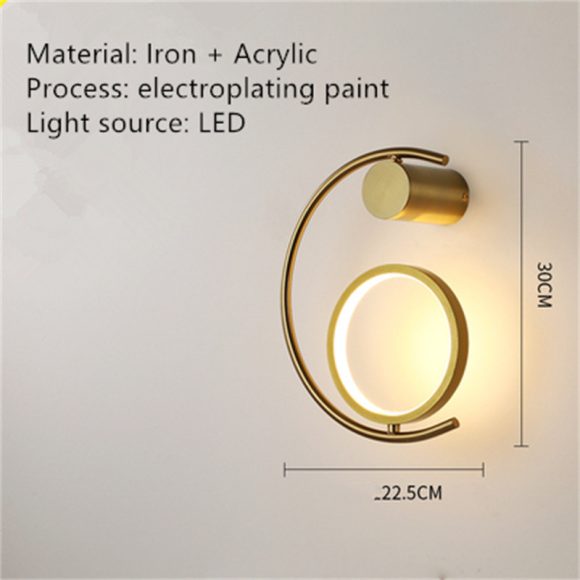 Modern Minimalist Light Luxury Creative Design Wall Lamp - Image 7