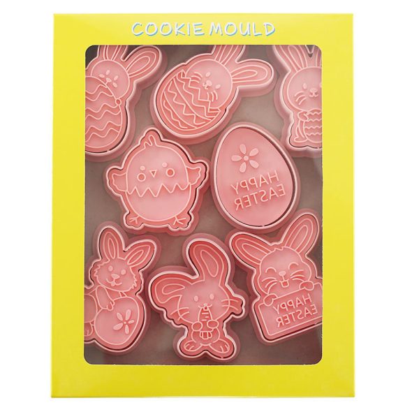 Easter Cookie Mold Cartoon Bunny Easter Egg Cookie Press - Image 4