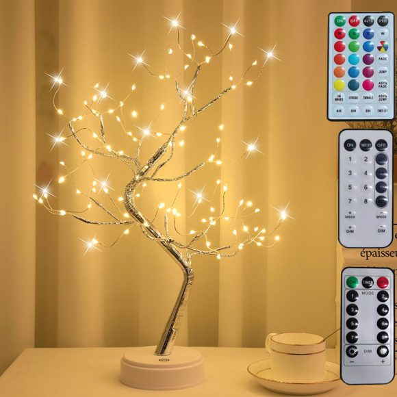 New Colored Light, Starry Sky LED, Copper Wire, Rice Tree Lamp - Image 5