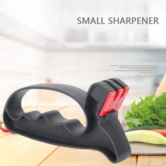 Knife Sharpener Handheld Scissor Blade Sharpening Convenient Kitchen Tools Grindstone 2 In 1 Kitchen Gadgets - Image 9