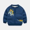 Zipper Shirt Boy Jacket Foreign Style Baseball Uniform Children's Jacket Casual Baby Jacket Cardigan - Image 2