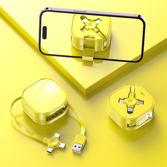 Three-in-one Bracket Telescopic Data Cable - Image 4