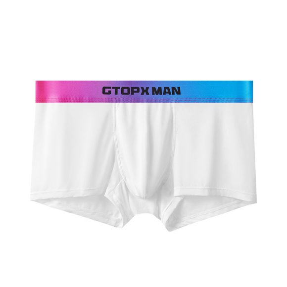 Men's Ice Silk U Convex Low Waist Thin Summer Gradient Boxers - Image 6
