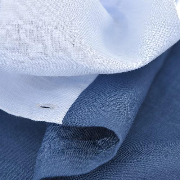 Men's Patchwork Linen Short Sleeve Shirt - Image 2