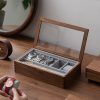 Solid Wood Watch Storage Box Display Stand