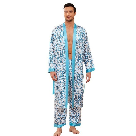 Men's Fall Thin Long Sleeve Pajamas - Image 2