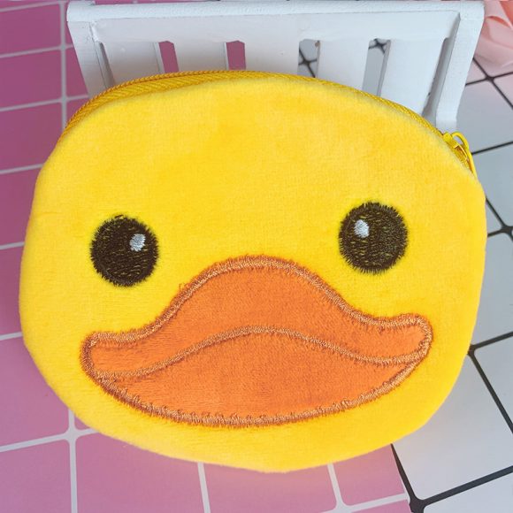 Cartoon Female Cute Student Portable Mini Plush Earphone Key Coin Purse - Image 8
