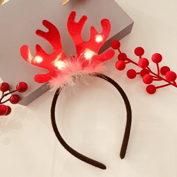 Christmas With Light Headband Snowflake Women's - Image 4