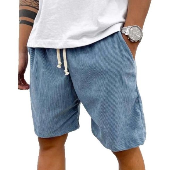 Lace-up Corduroy Men's Shorts Casual Pants - Image 8