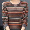Striped Sweater Thin Bottoming Shirt - Image 4