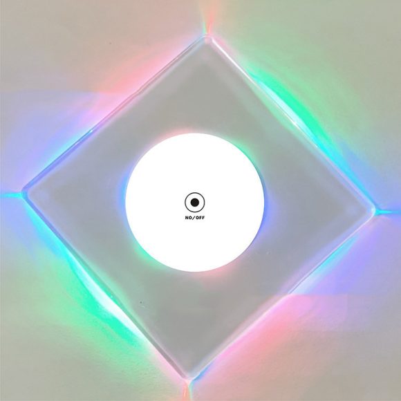 LED Glow Coaster Acrylic Crystal Emitting Luminous Bar Cocktail Mug Stand Light Coasters Flashing Base Tableware Decoration Pads - Image 7