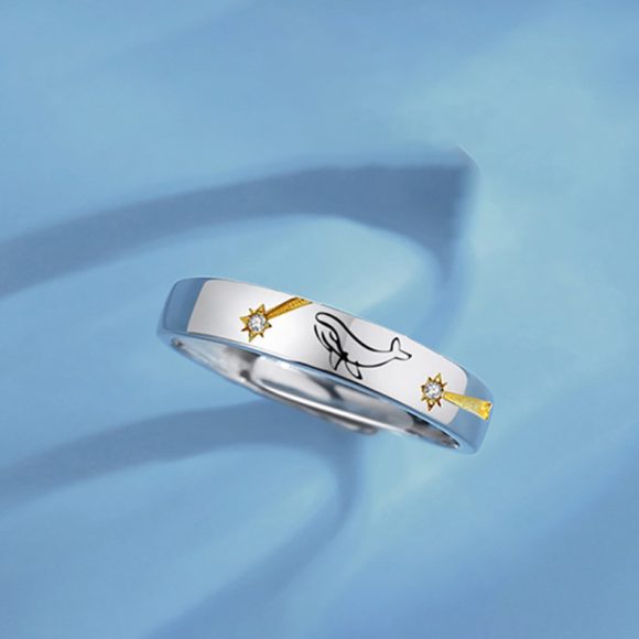 Small Design Adjustable Ring With Opening - Image 3