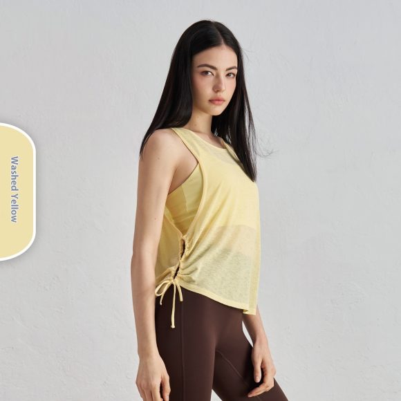 Bunchy Yarn Yoga Blouse Sport Waistcoat For Women - Image 2