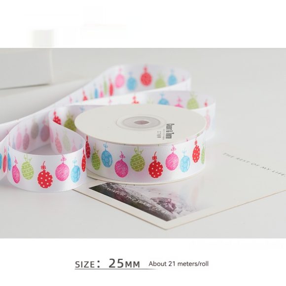 Color Heat Transfer Craft Ribbon Balloon Color Cake Packaging Gift Ribbon - Image 7