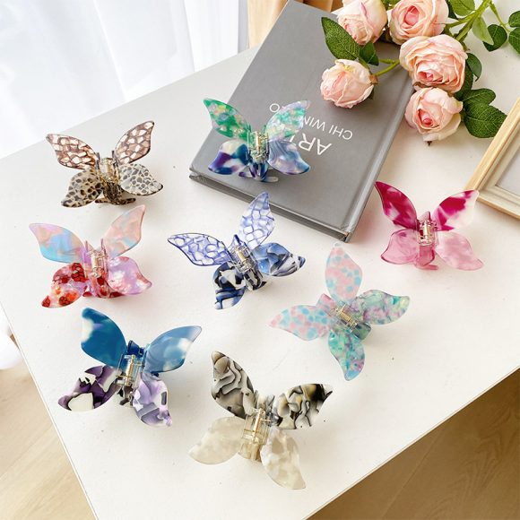 Butterfly Hairpin Girl Clip Back Head Pan - Image 6