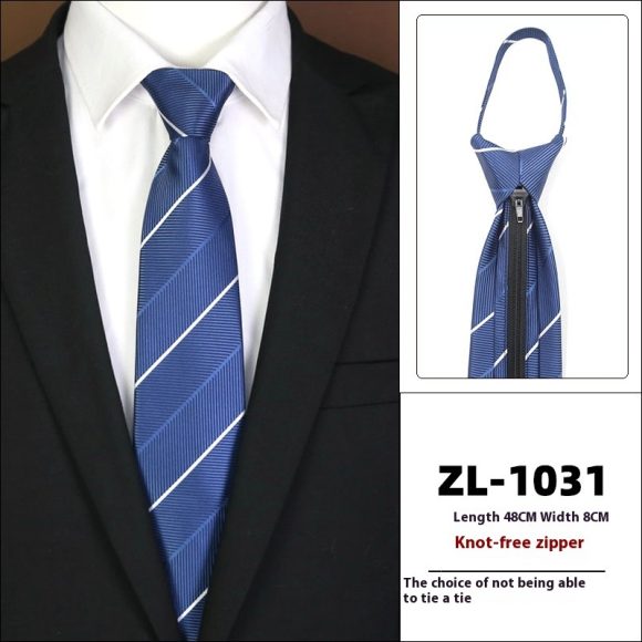 Men's Formal Wear Business Zipper Tie-free - Image 3