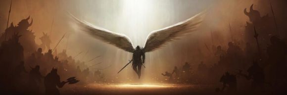 Angel Of Justice Wall Art Poster Canvas Painting - Image 3