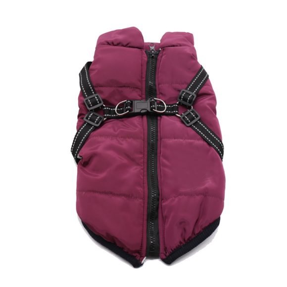 Pet Clothes Winter Dog Cotton Coat Chest Back Integrated Cotton Vest - Image 3