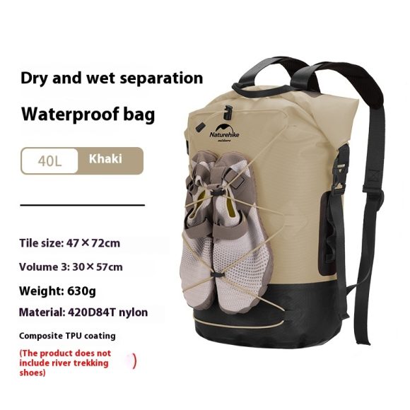 Waterproof Outdoor Dry Wet Separation Backpack - Image 8