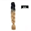 Color Big Braid African Chemical Fiber High Temperature Silk Wig Gradient - Image 5