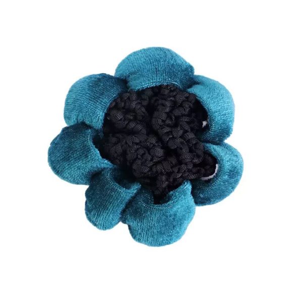 Solid Color Performance Dance Velvet Headband With Hair Mesh Bag - Image 9