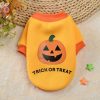 Halloween Pumpkin Skull Pet Teddy Small Dog Autumn Winter Sweater - Image 5
