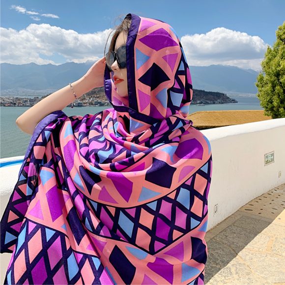 Sanya Seaside Holiday Shawl Scarf Scarf Women's Summer Travel - Image 3