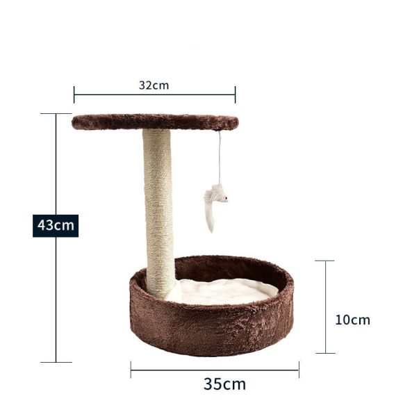 Cat Climbing Frame Litter Tree Integrated Grab - Image 8