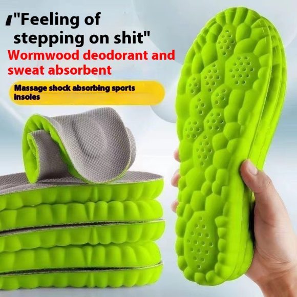 Insole Sports Shock Absorption Arch Support High Elastic Running Military Training - Image 6