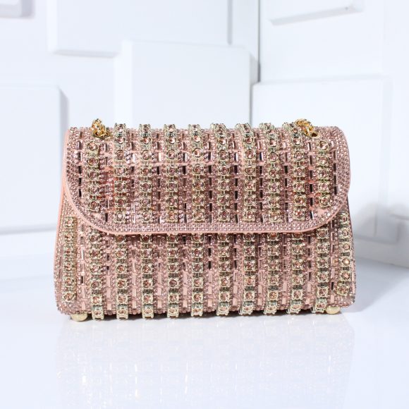 Fashion Crossbody Dinner Bag Diamond-embedded Hand Carrying - Image 5
