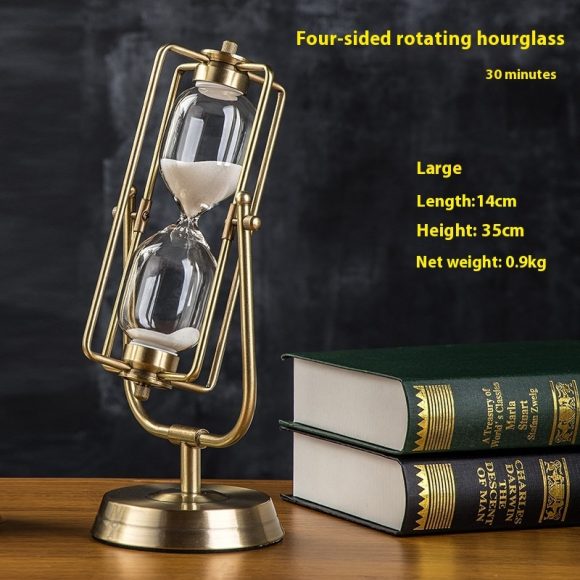 Creative Wooden Hourglass Timer 15 Minutes Desk Study Room Decoration - Image 7