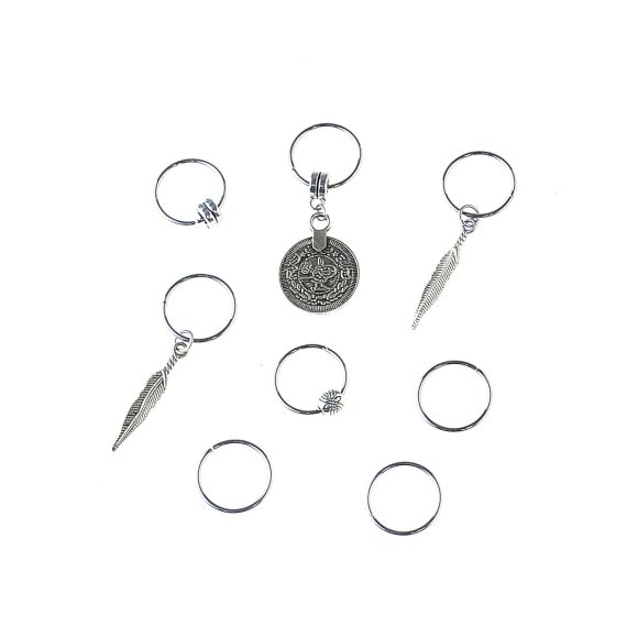 Simple Headdress Leaf Coin Pendant Hairpin - Image 7