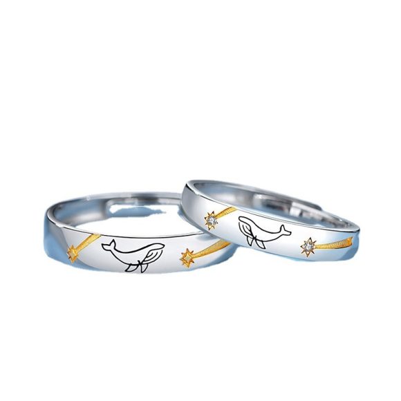 Small Design Adjustable Ring With Opening - Image 4