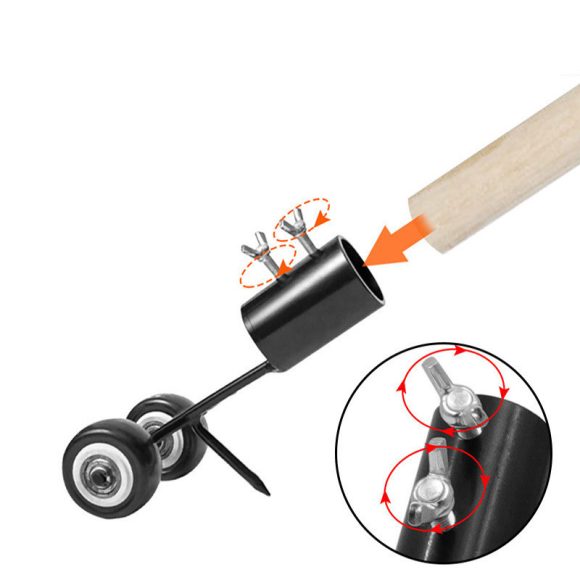 Garden Outdoor Manual Weed Puller Stand Up Weeds Weeder Removal No-Bend Lawn Mower Weeding Gardening Grass Trimming Tool - Image 3