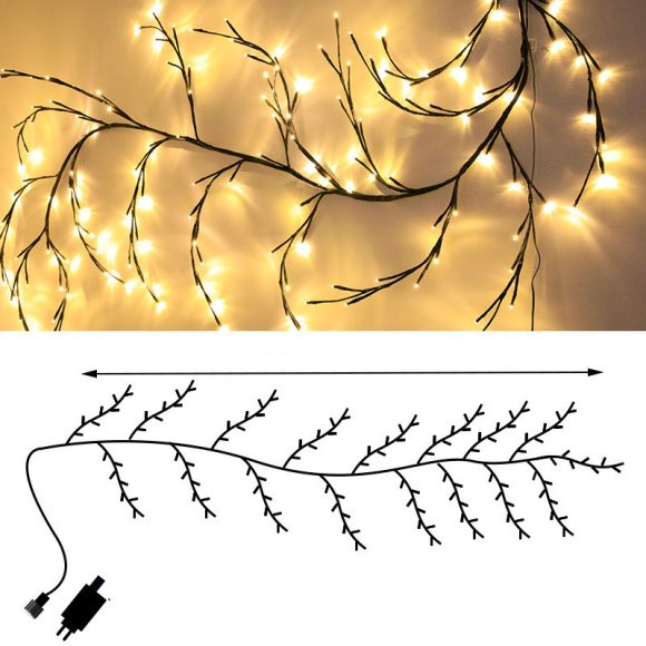 LED Light String Arrangement Colored Light Rattan Room Decorative Light - Image 5