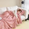 Soft Wind Bubble Velvet Blanket Warm Solid Rabbit Fur Blankets Double-sided Thickening Cover Throw Warm Fur Blanket - Image 8