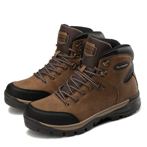 Large Size Winter Men's Shoes High-top Cotton Boots Plus Velvet To Keep Warm - Image 7