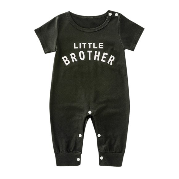 Male Alphabet Long Sleeved Romper Newborn Baby Jumpsuit Female Baby Casual Romper - Image 2